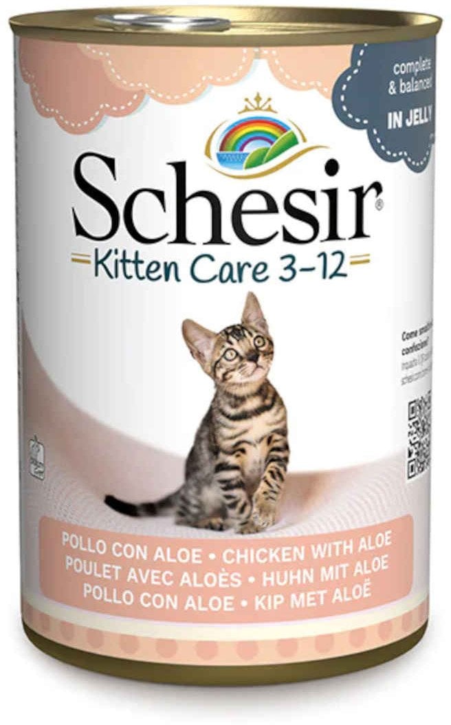 Kitten Care 3-12, karma mokra, dla kociąt, kurczak z aloesem, 140 g, puszka