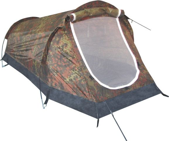 Namiot turystyczny MFH MFH Tunnel Tent "Hochstein", for 2 pers., BW camo uniwersalny