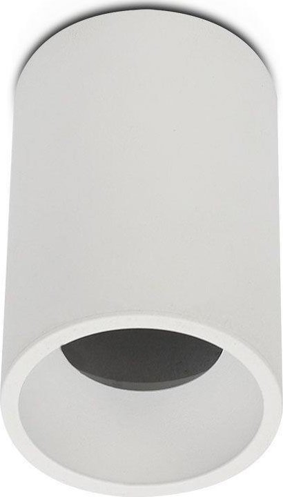 Lampa wisząca V-TAC Oprawa V-TAC Aluminiowa GU10 Okrągła Natynkowa Tuba Biała 70x107mm VT-802-W 3 Lata Gwarancji