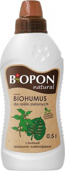 Biopon BIOHUMUS DO ROŚLIN ZIELONYCH 0.5L