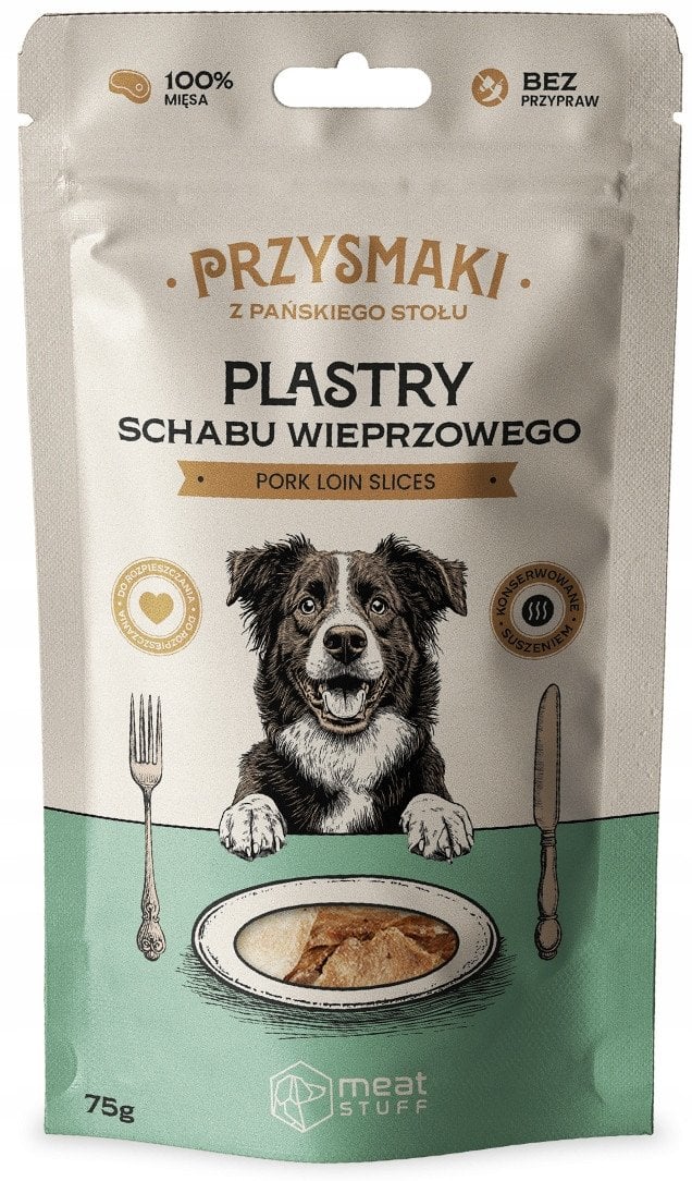 ARTEX - MEAT STUFF PRZYSMAK PLASTRY SCHABU WIEPRZOWEGO 75g