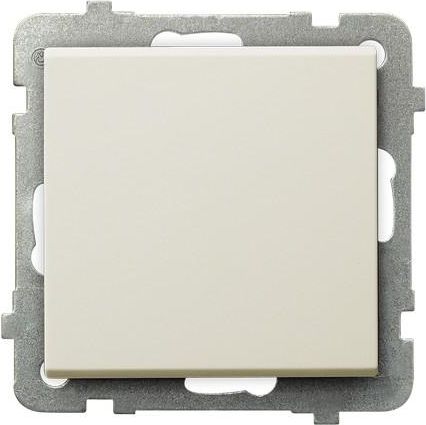 Ospel Łącznik jednobiegunowy Sonata 16AX IP20 ecru (ŁP-1R/m/27)