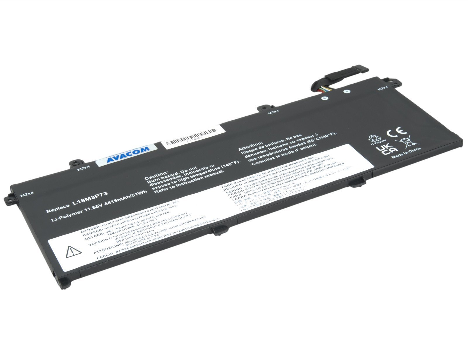AVACOM Akumuliatorius, skirtas LENOVO THINKPAD T490 LI-POL 11,55V 4415MAH 51WH