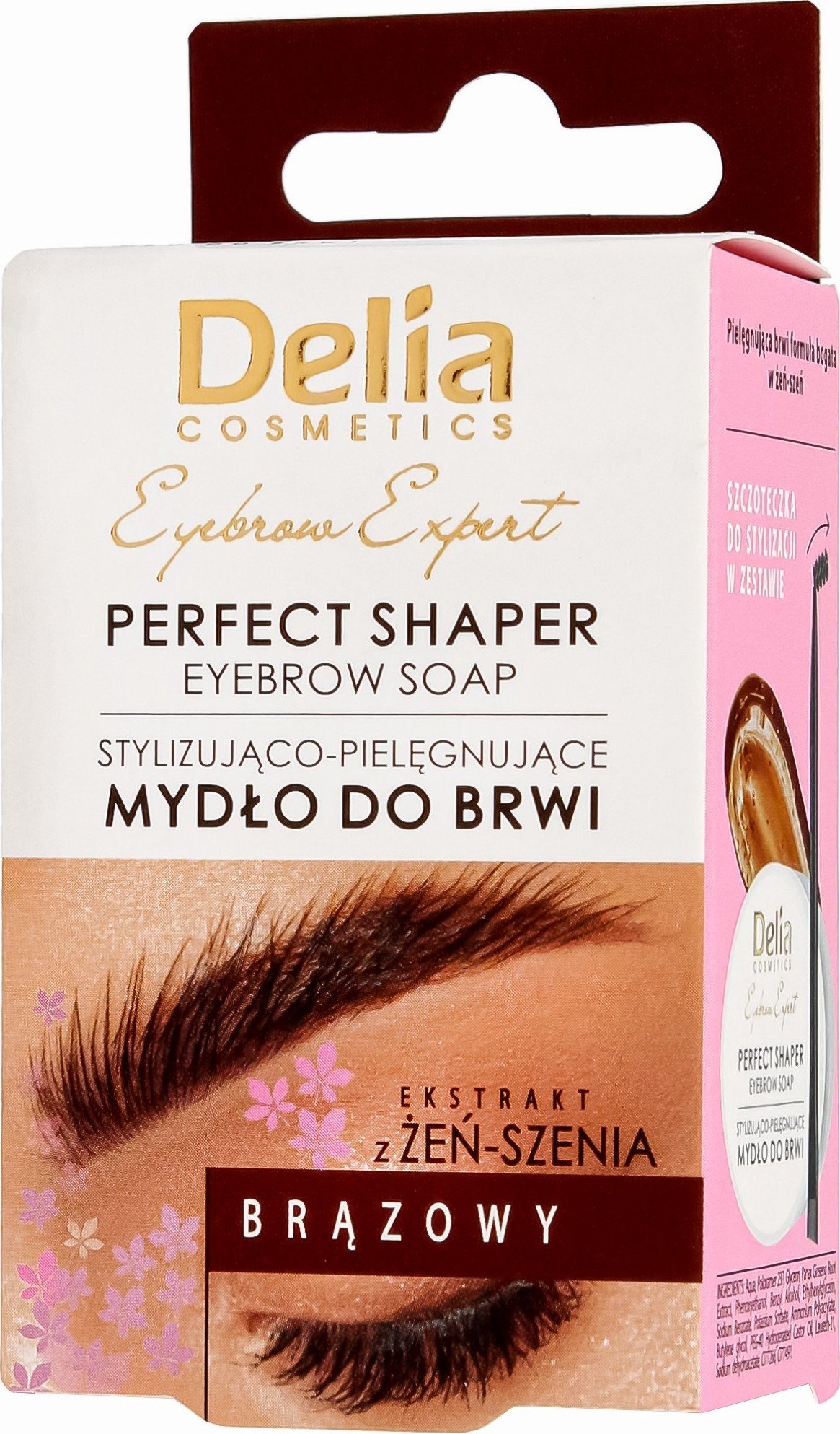 Delia Delia Cosmetics Eyebrow Expert Stylizująco-Pielęgnujące Mydło do brwi - brązowe 10ml