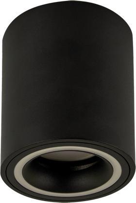 Lampa sufitowa IDEUS Natynkowa lampa kuchenna Indi C 04046 okrągły downlight czarny