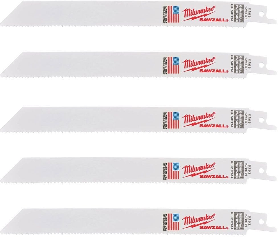 MILWAUKEE BRZESZCZOT S BIMETAL 200mm 10/14T /5szt.