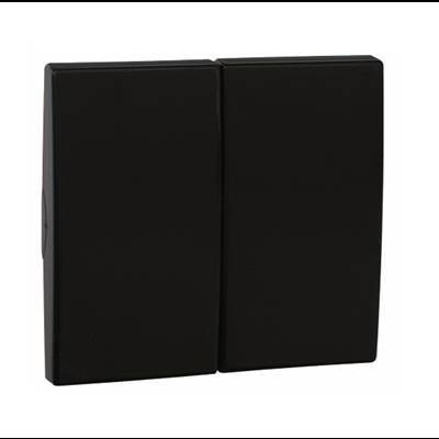 Efapel EFAPEL APOLO KLAWISZE DO ŁĄCZNIKA PODWÓJNEGO CZARNY POŁYSK 50611 TPT