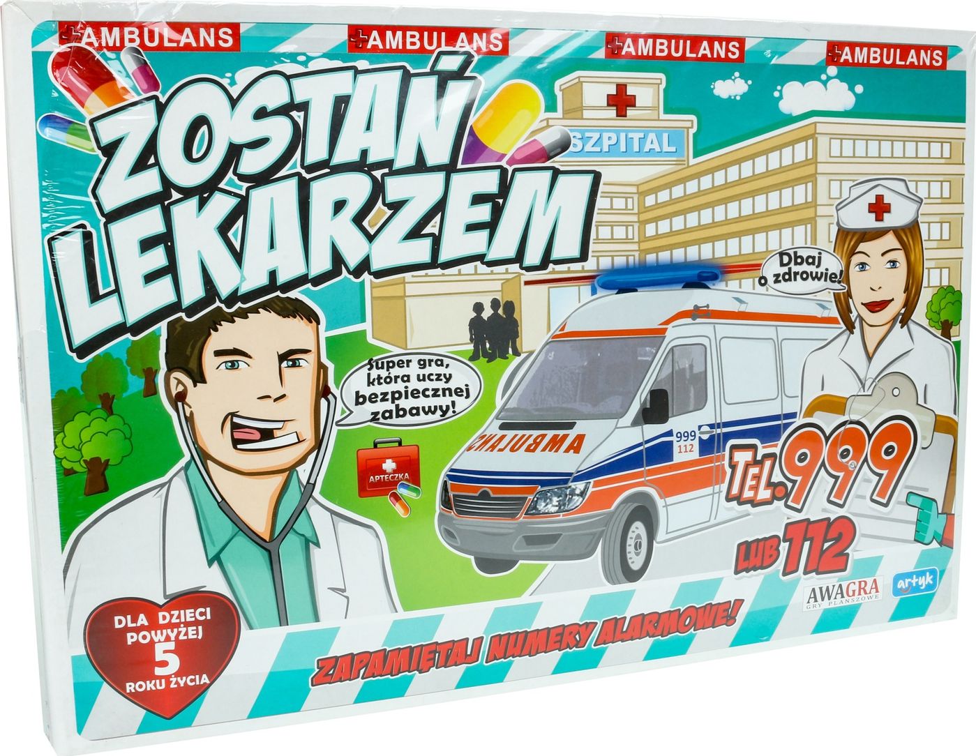 Artyk Gra planszowa Zostań lekarzem