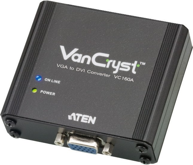 Adapter AV Aten DVI-D - D-Sub (VGA) czarny (VC160AATG)