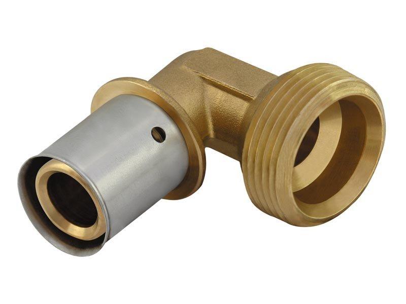 KAN-therm Kolano Press GZ 90° z pierścieniem zaprasowywanym 20x2 G3/4" K-901001