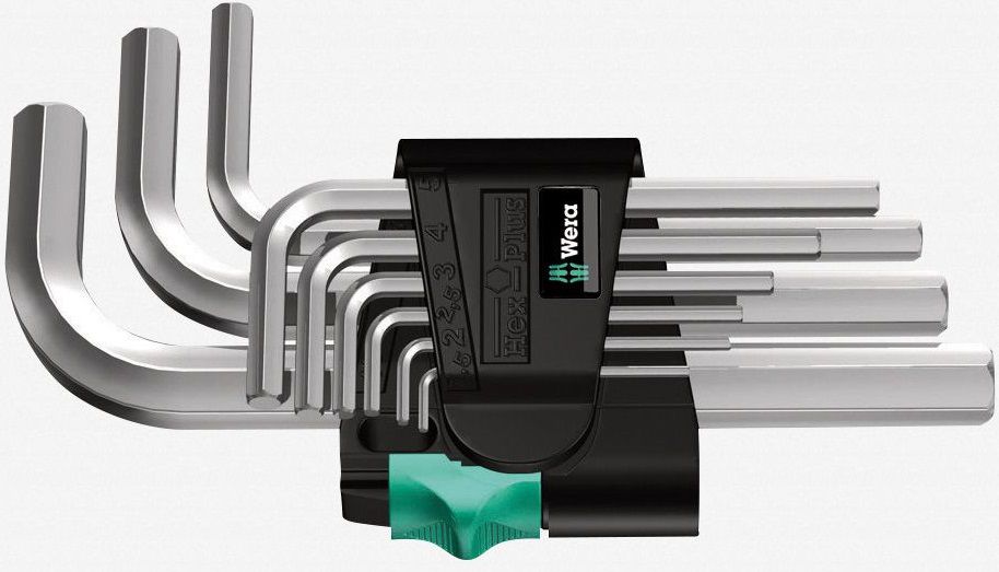 Wera Zestaw kluczy imbusowych hex typ L 1,5 - 10mm 9szt. (021406)