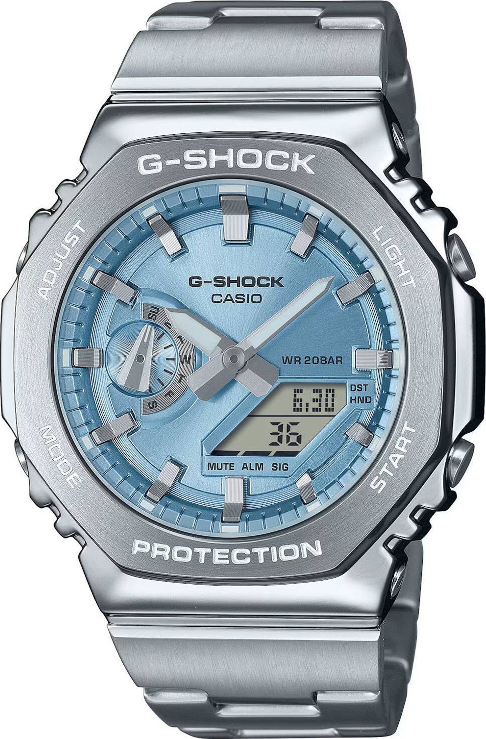 Zegarek G-SHOCK Zegarek Casio G-Shock GM-2110D-2AER G-Steel męski .