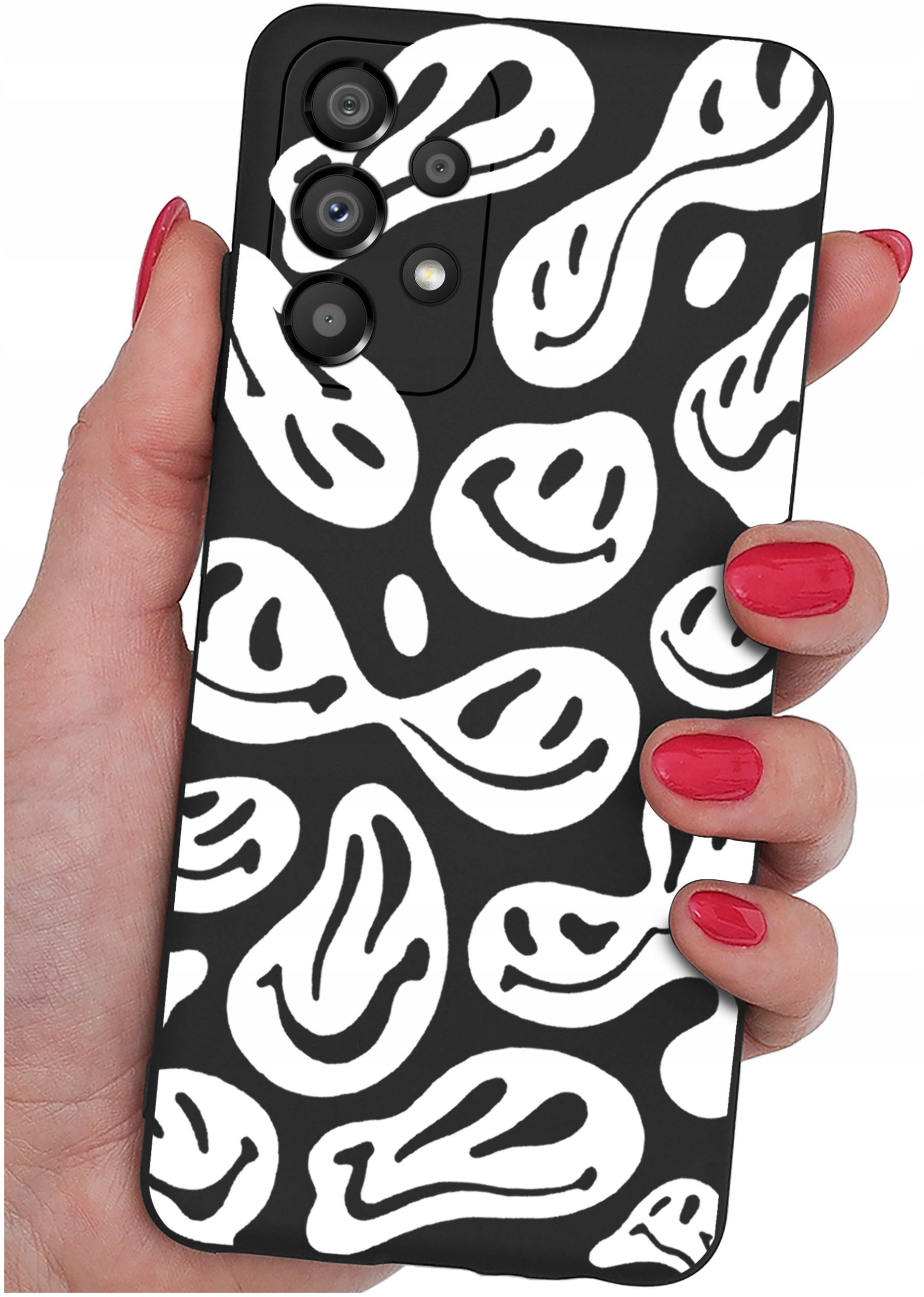 Etui do SAMSUNG A52 | A52s 5G | WZORY | SILIKONOWE MATT SZKŁO 9H