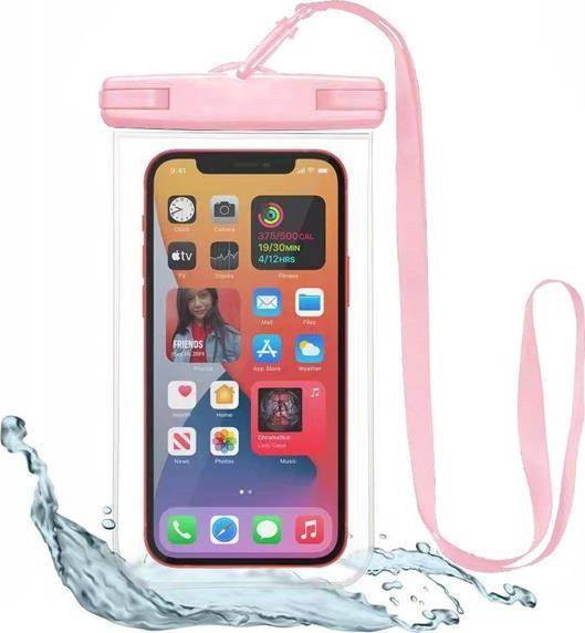 Tech-Protect Uniwersalne wodoszczelne etui Tech-Protect Universal Waterproof Case Pink