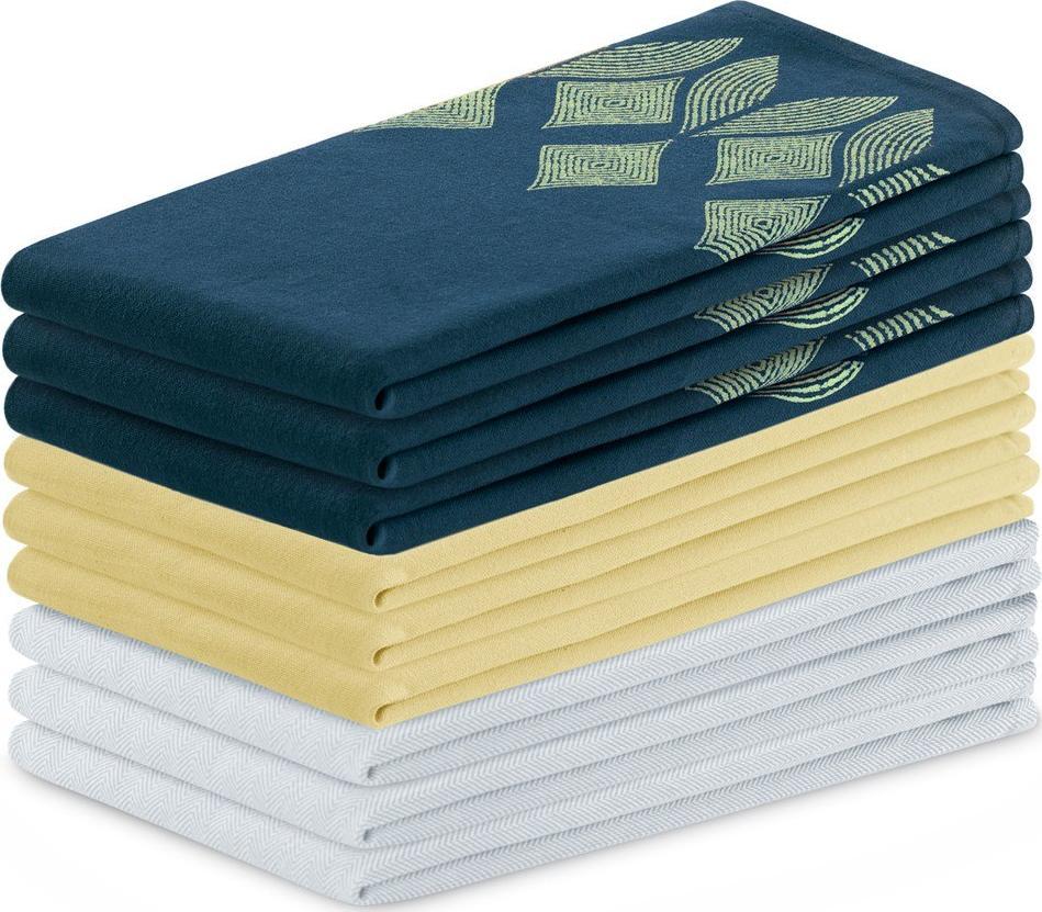 AmeliaHome KIT/AH/LETTY/MIX/STAMP/LIVIDS&YELLOW/9PACK/50X70