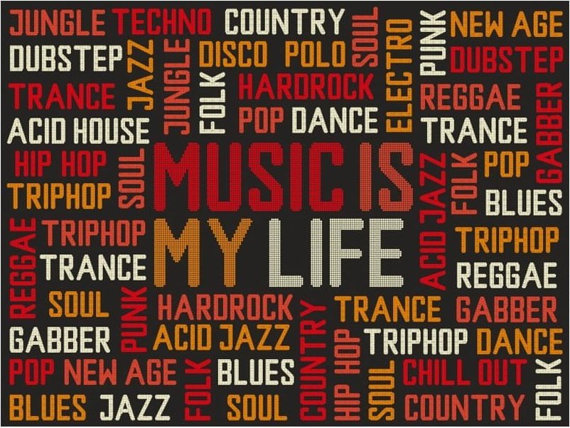 DecoNest Fototapeta - Music is my life - 300X231