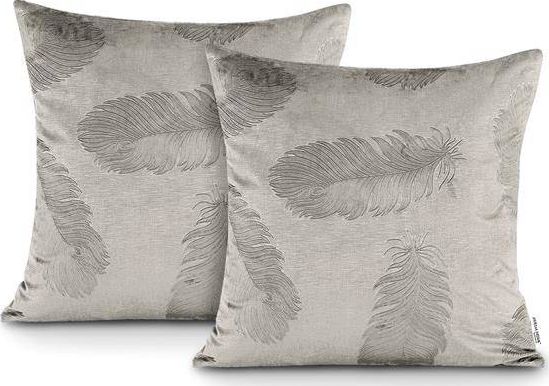 AmeliaHome CUS/AH/VELVET/PEACOCK/CAPPUCCINO/45x45*2