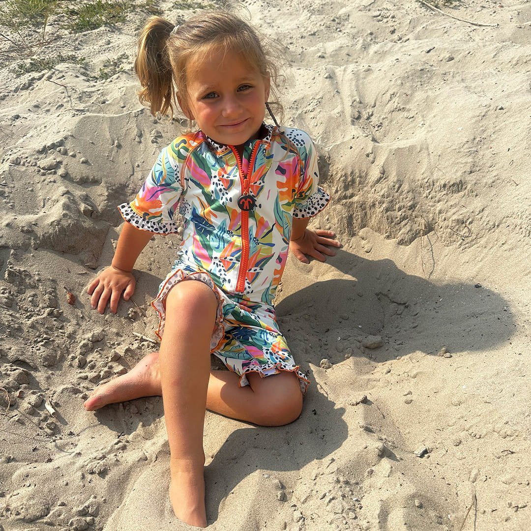 DucKsday Strój dziewczęcy z filtrem UPF 50+ 2-3 latka, 92-98, Ducksday, Moana