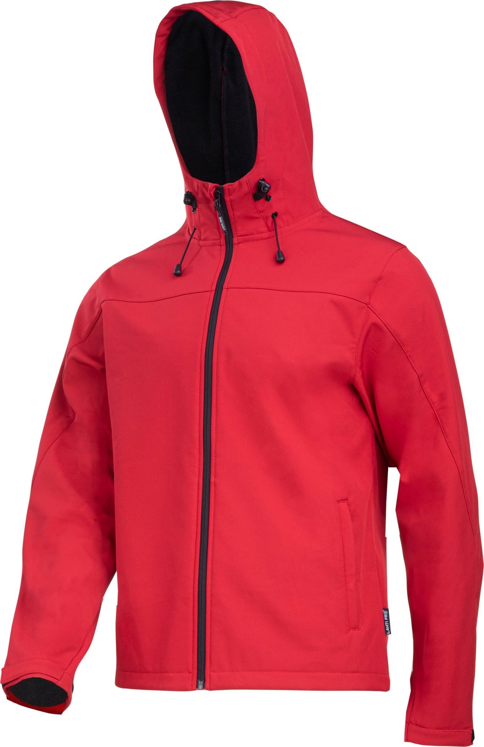 Lahti Pro KURTKA SOFTSHELL Z KAPT. CZERWONA, "M", CE, LAHTI