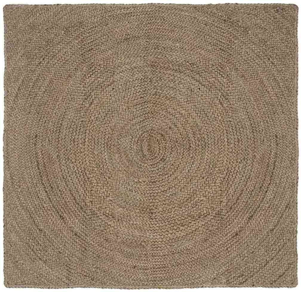 vidaXL Dywan Szary 160 x 160 cm Juta