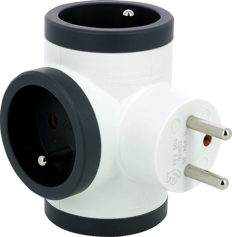 Legrand Rozgałęźnik 3X2P+Z-B/C Legrand 049435 himp