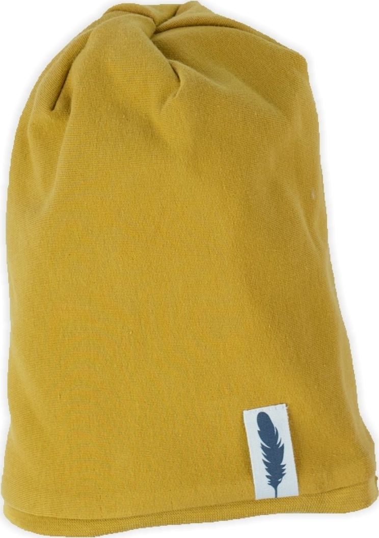 NICOL Czapka bawełniana Indian Nicol musztardowa 80-86