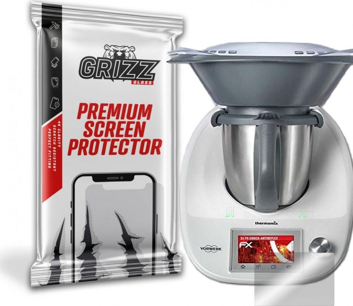 GrizzGlass Szkło hybrydowe Grizz Thermomix TM5