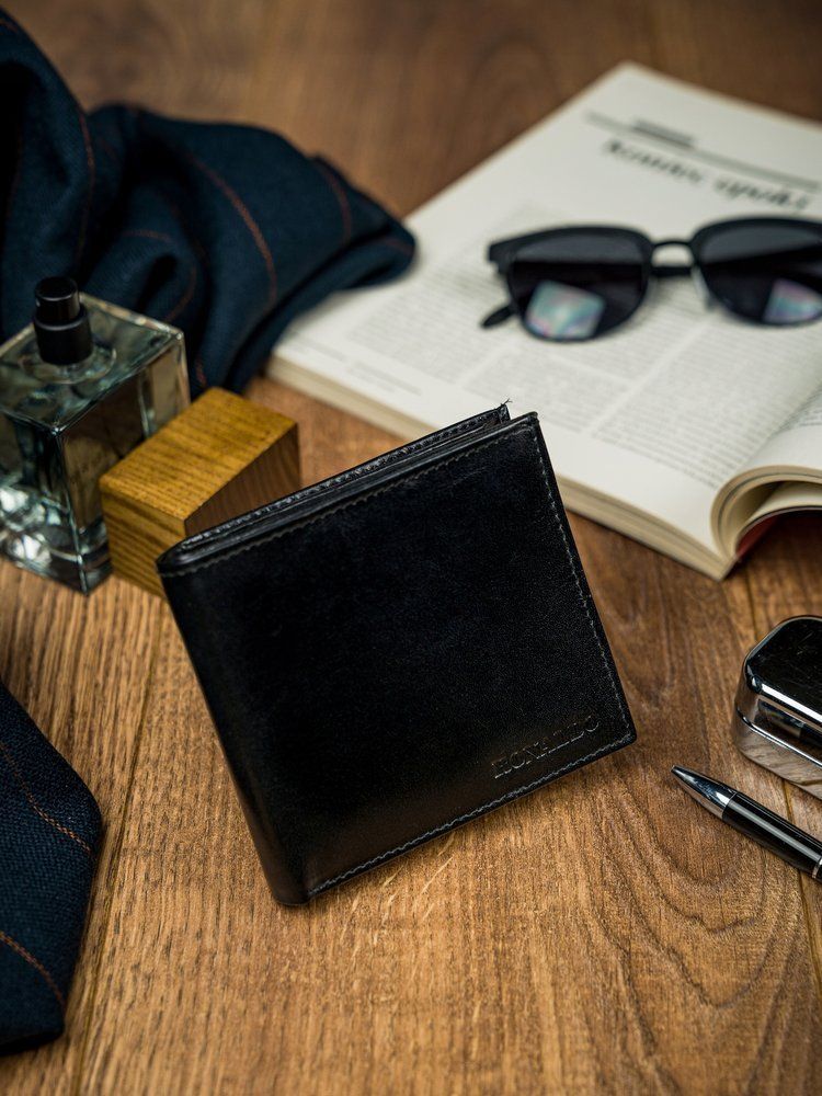 Ronaldo Ekskluzywny Męski Portfel Skóra Naturalna Ronaldo