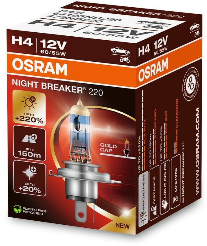 Osram Night Breaker 220 - H4 Car Bulb