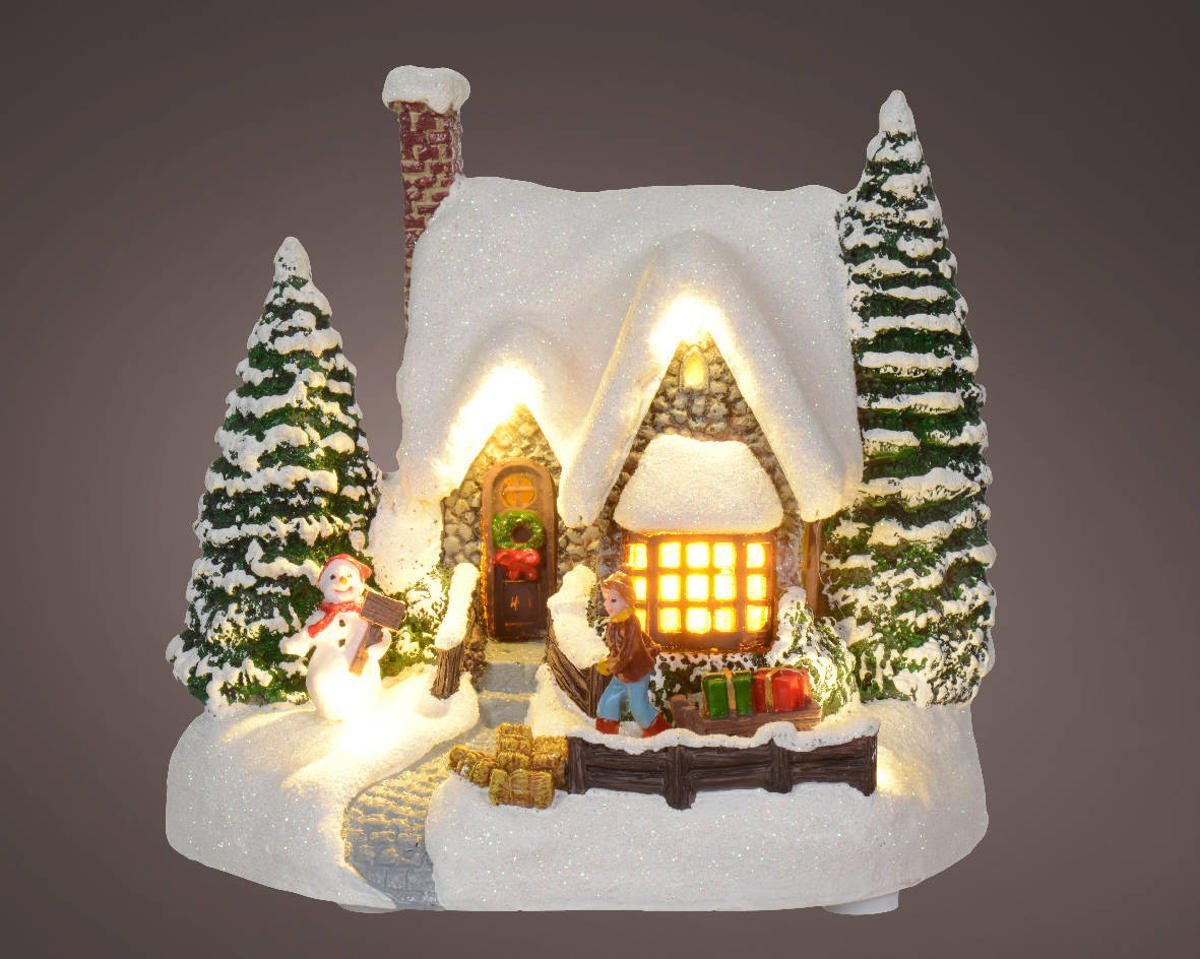 Dekoracja świąteczna Nenurodyta DECORATION LED SCENERY 14X17CM 487227