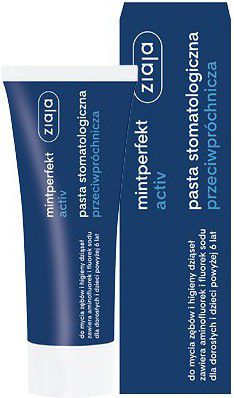 Ziaja Mintperfekt Activ Pasta stomatologiczna przeciwpróchnicza 75ml