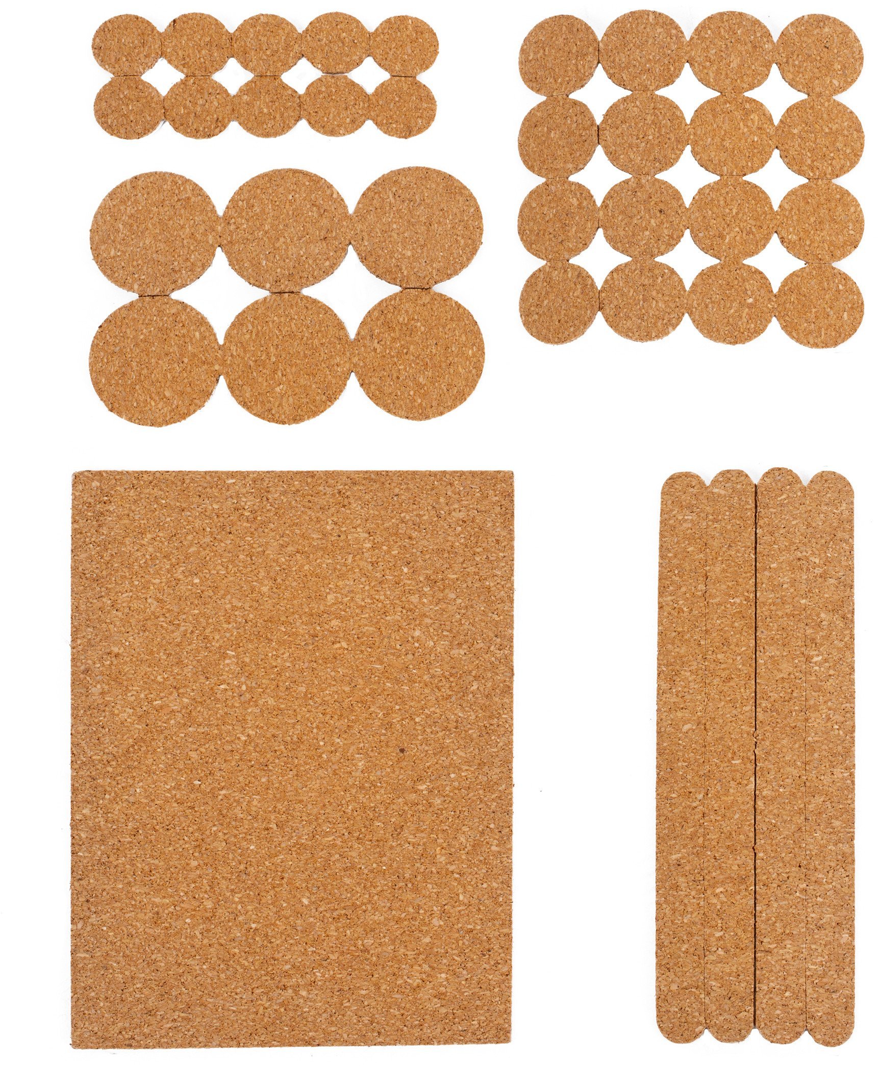 CORK FURNITURE PADS MIX. 38 PCS.HAUSHALT