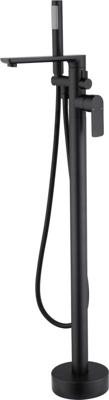 Bateria wannowa Mexen Leda wolnostojące czarny