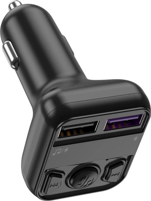 JELLICO transmiter FM FM1 2xUSB 3.1A Czarny standard