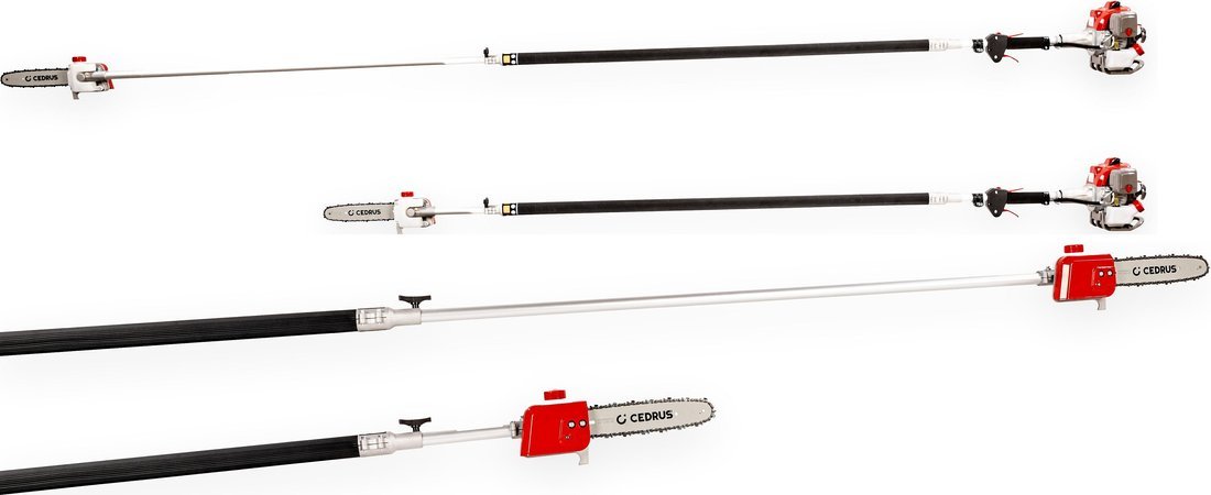 Cedrus CEDRUS PW425 OKRZESYWARKA PIŁA PILARKA PRZECINARKA SPALINOWA ŁAŃCUCHOWA PODKRZESYWARKA GAŁĘZIÓWKA DO DREWNA NA TELESKOPOWYM WYSIĘGNIKU ZASIĘG 6