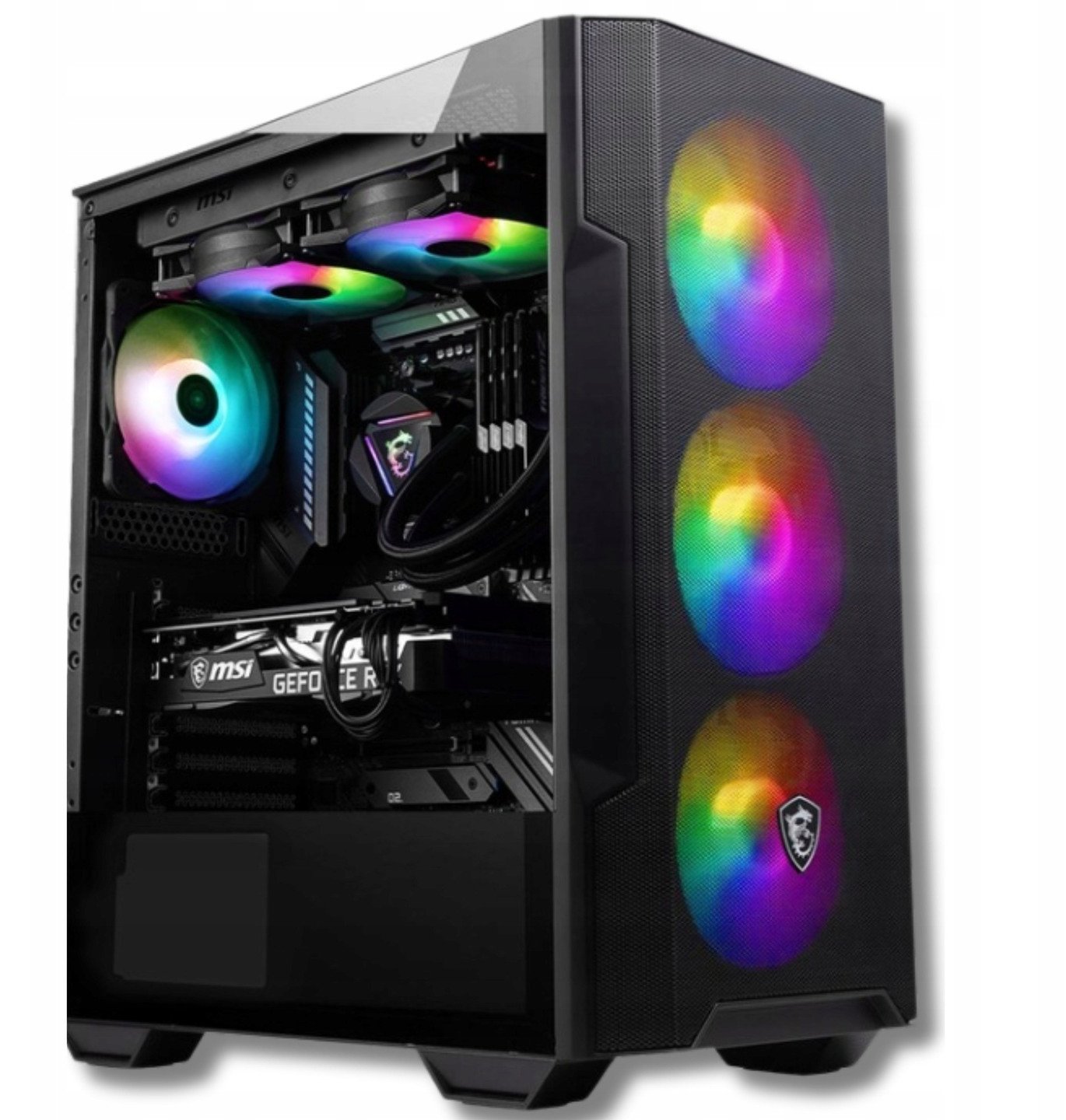 KOMPUTER GAMINGOWY I5 10400 RTX 5050 16GB DDR4 512GB M2