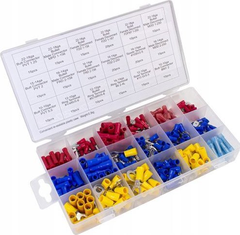 Forsage Zestaw konektorów samochodowych 260 el. Konektory