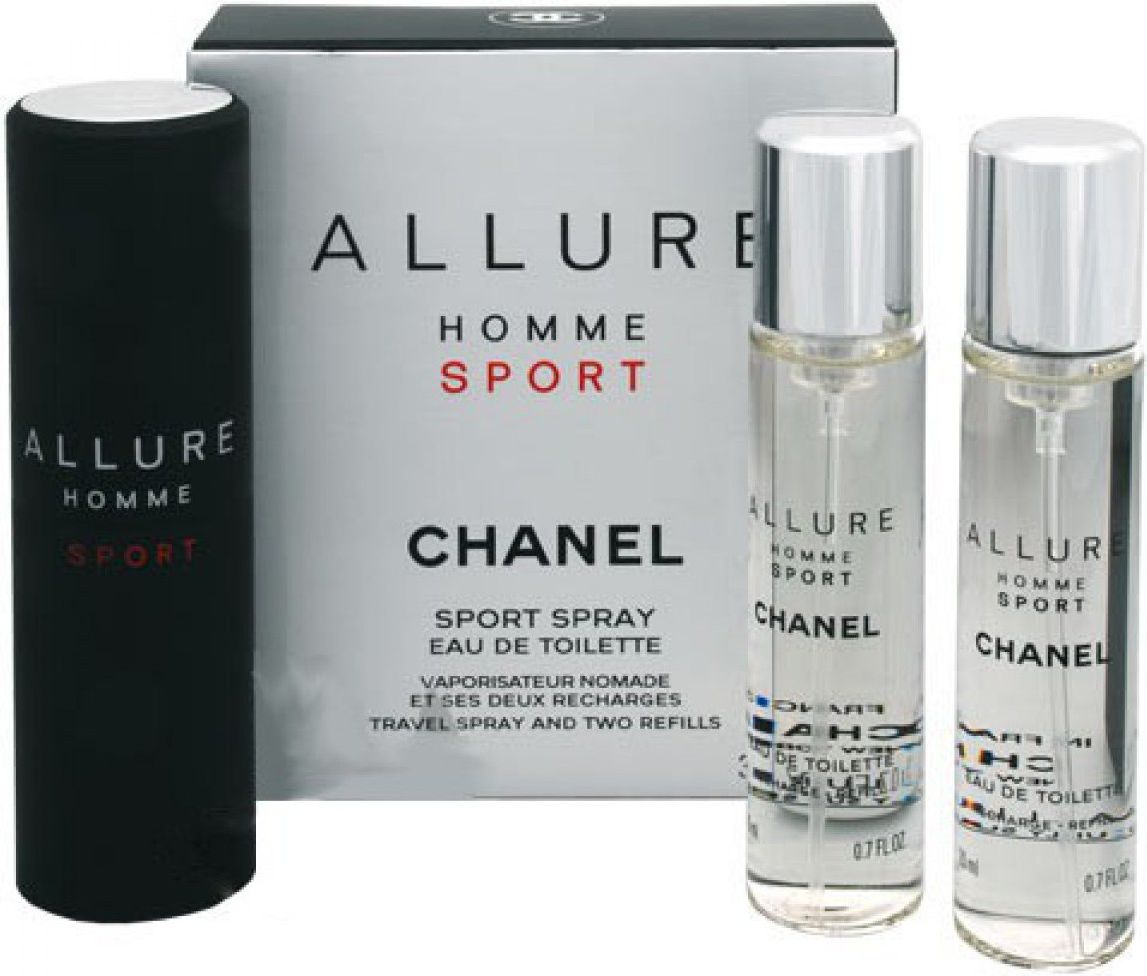 Chanel Allure Homme Sport (podróżny atomizer + wkłady) EDT 60 ml