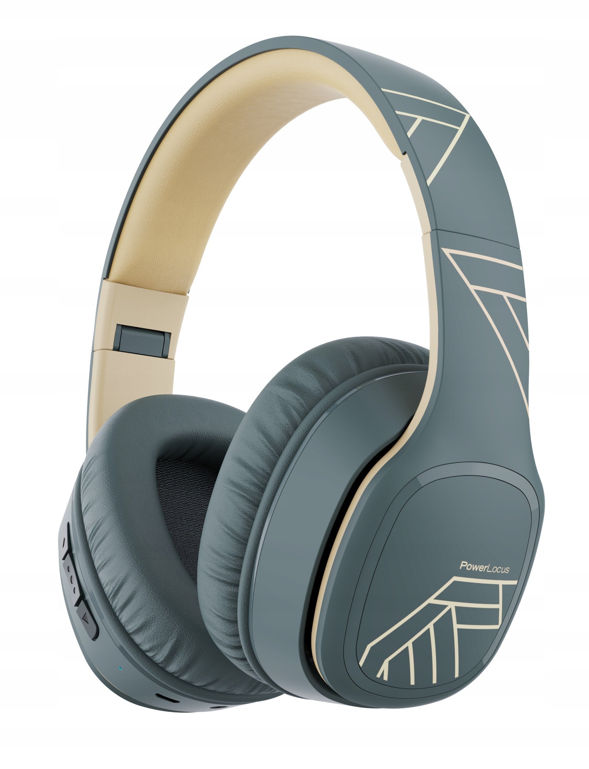 PowerLocus Bluetooth Headphones P7 Asphalt Grey