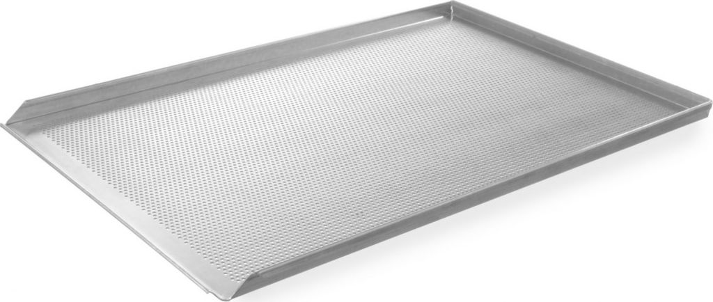 Hendi Blacha piekarnicza cukiernicza perforowana wypiekowa 60x40cm 3 ranty - Hendi 808214