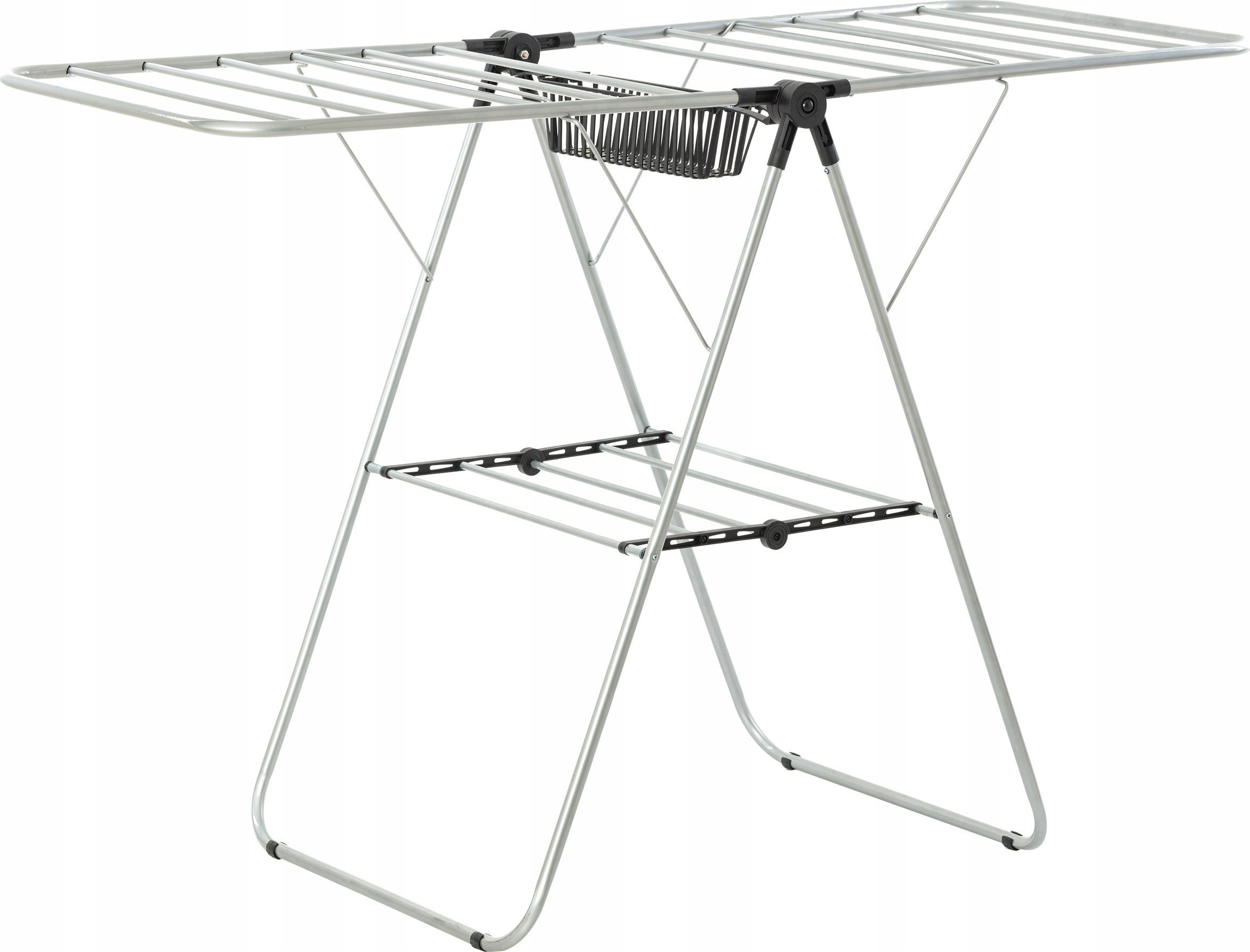 5five Suszarka na pranie, rozkładana, z koszyczkiem na drobiazgi, 2 poziomy, 5five Simply Smart