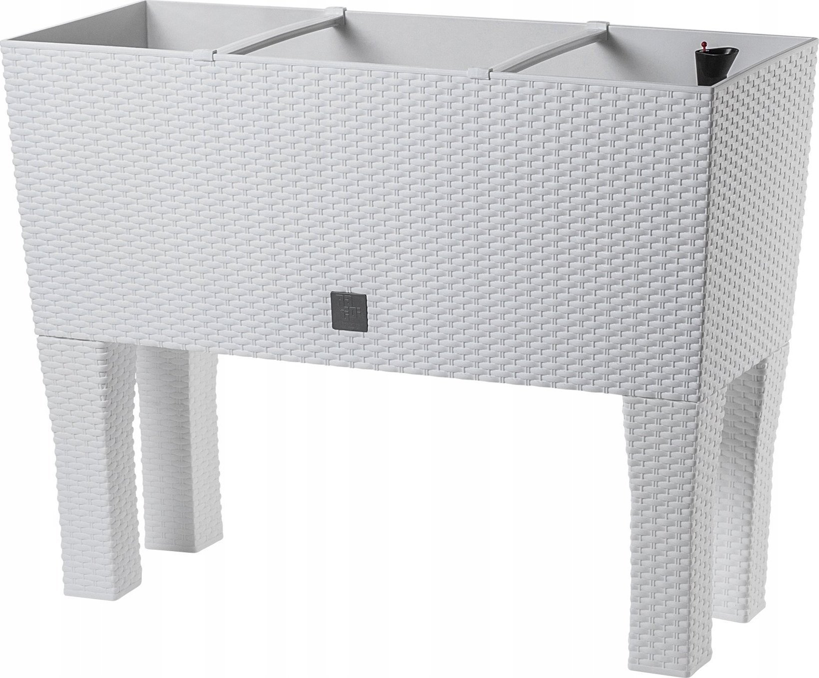 Kadax KADAX Doniczka Donica Na Nóżkach 60cm Wkład Biała