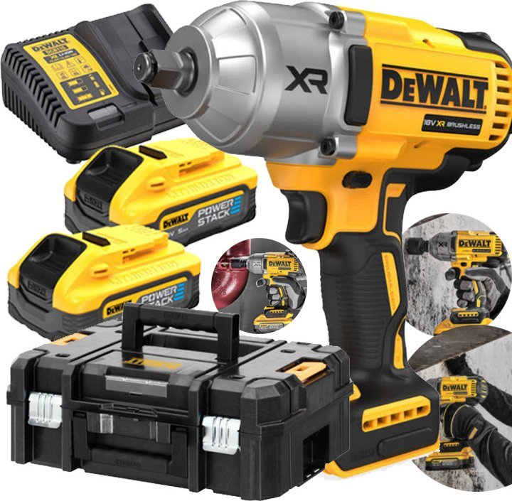 Klucz udarowy Dewalt DCF900H2T-QW Klucz udarowy 1/2", 1355Nm 18V Li-lon 2x5,0Ah DeWalt