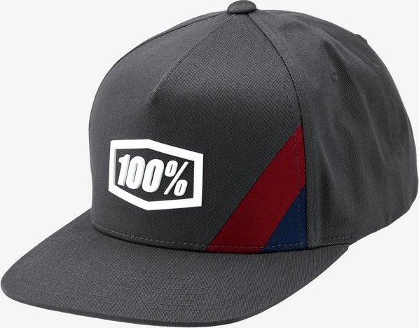 100% Czapka z daszkiem 100% CORNERSTONE Snapback Hat Steel (NEW)