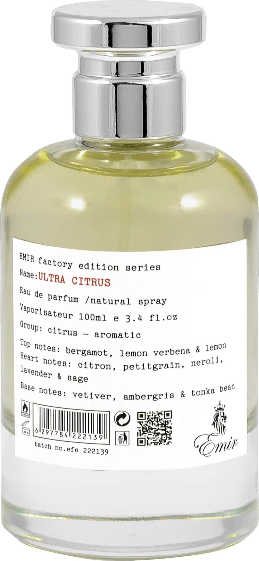 Alkotest EMIR Ultra Citrus EDP spray 100ml