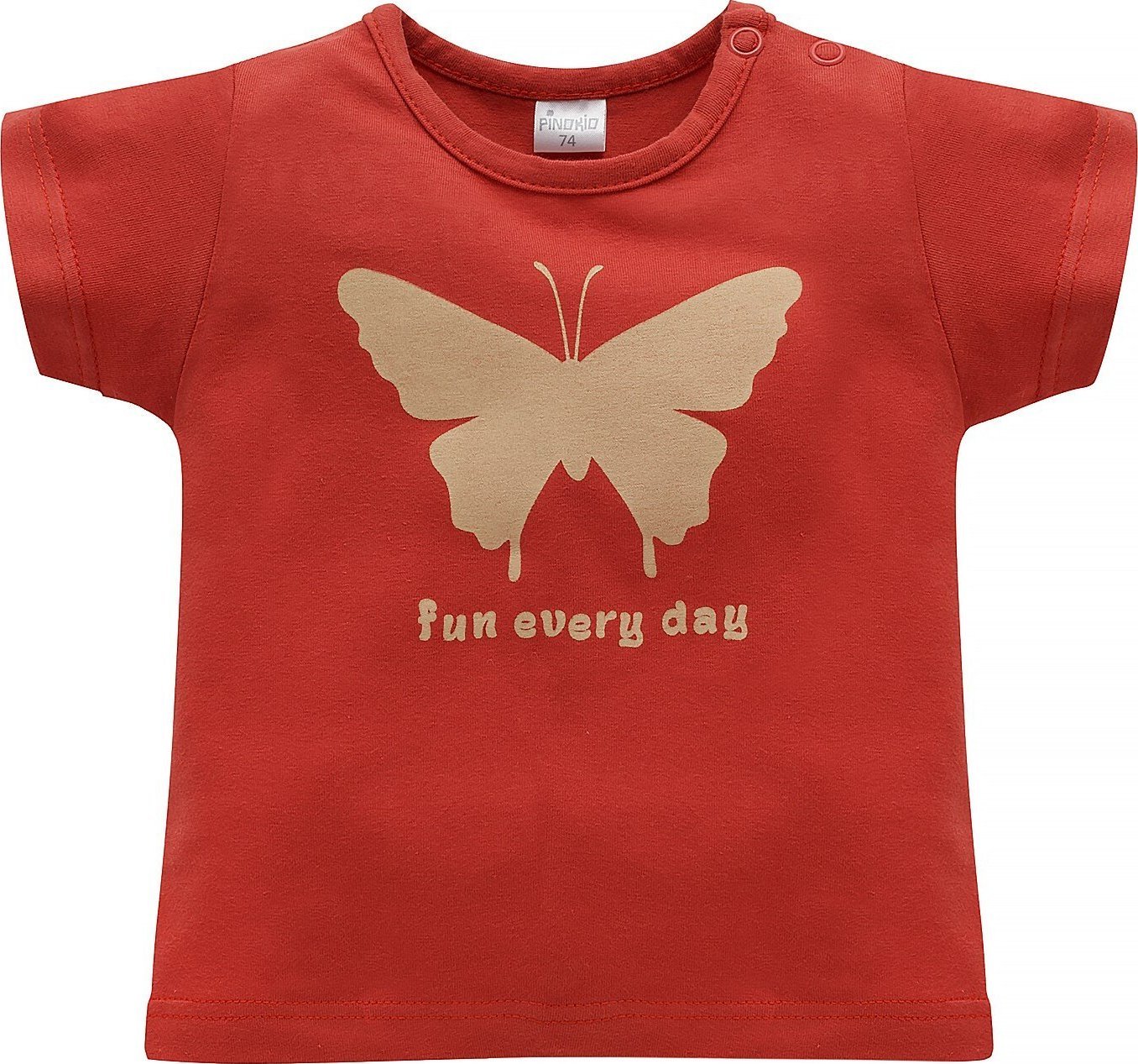 PINOKIO Bluzka bawełniana z krótkim rękawem dla dziewczynki Imagine Pinokio 92