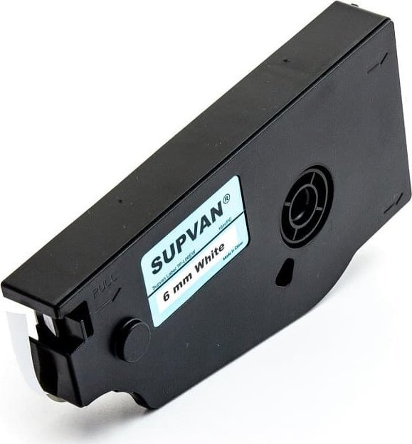SUPVAN TECHNOLOGY Taśma samoprzylepna biała 6mm 16m TP-L06EW