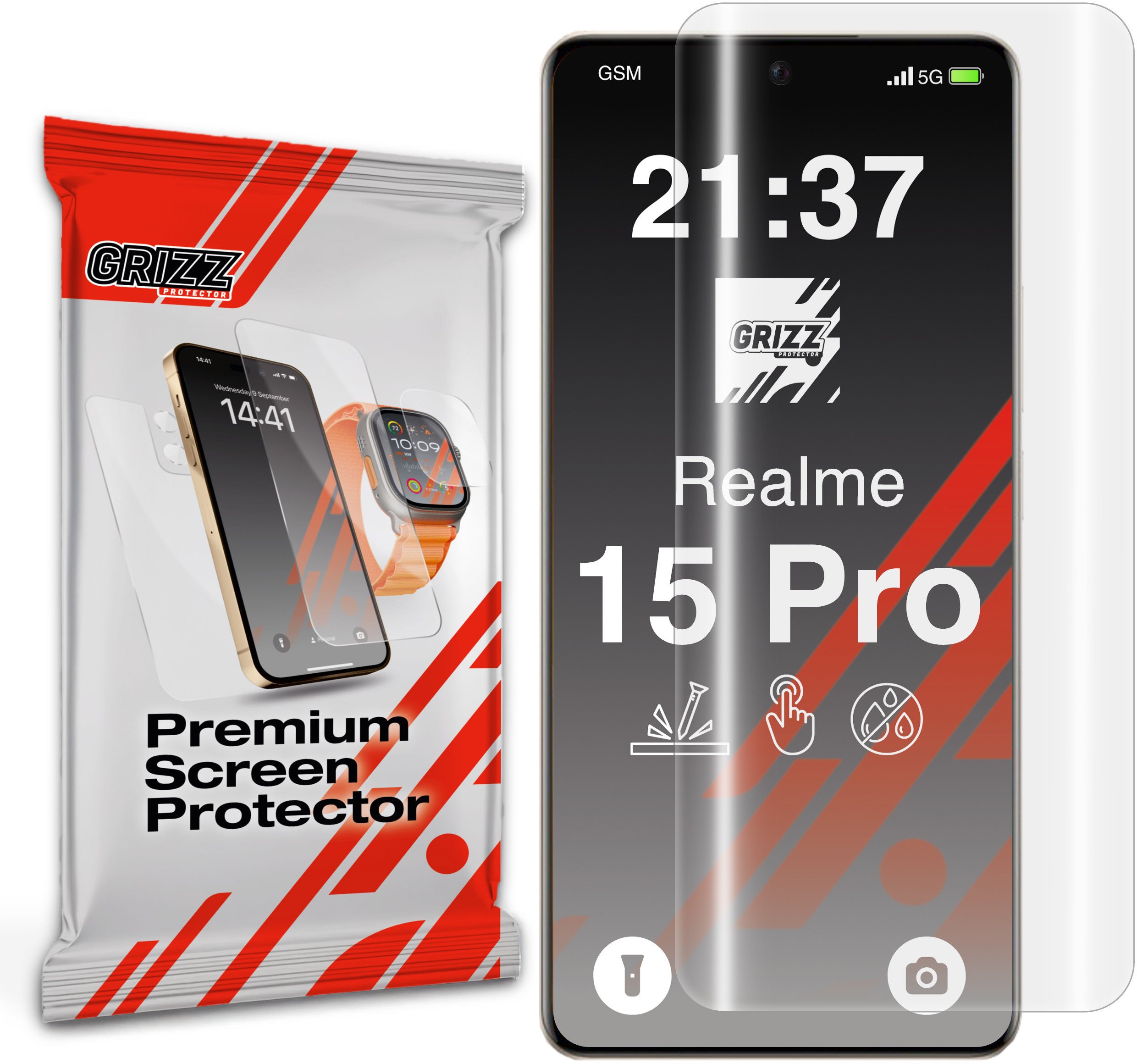 Folia hydrożelowa GrizzGlass Hydrofilm do Realme 15 Pro