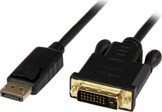 Kabel StarTech DisplayPort - DVI-D 1.8m czarny (DP2DVIMM6BS)