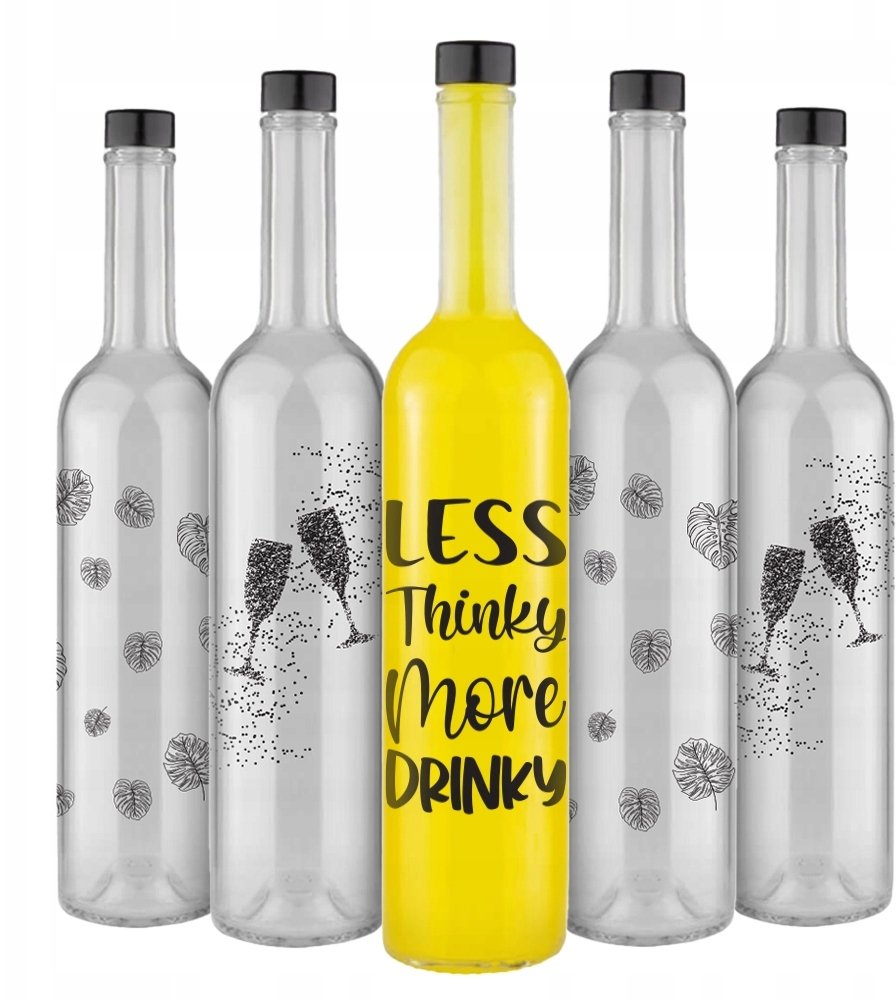 40x Butelki FUTURA GPI 0,5L NA NALEWKI Z NADRUKIEM